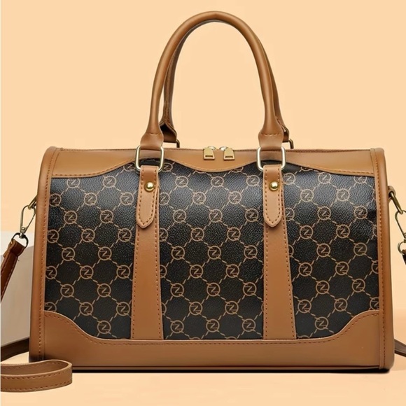 unbranded Handbags - 👜👜👜bogoho 👜👜👜Elegant Tan and Black Designer Satchel